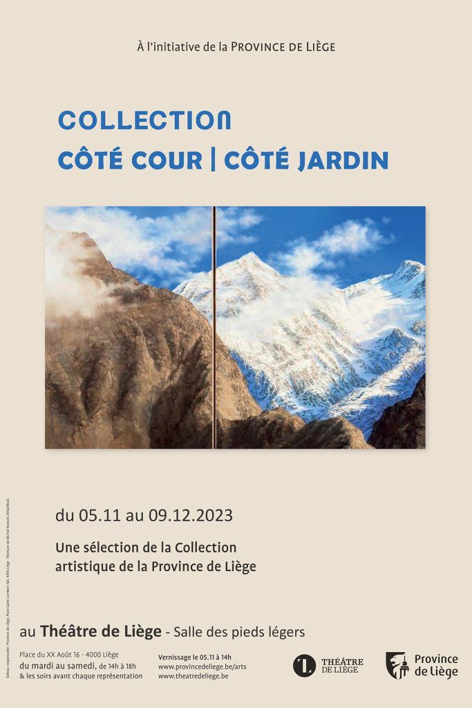 Affiche Expo Côté Cour Côté Jardin