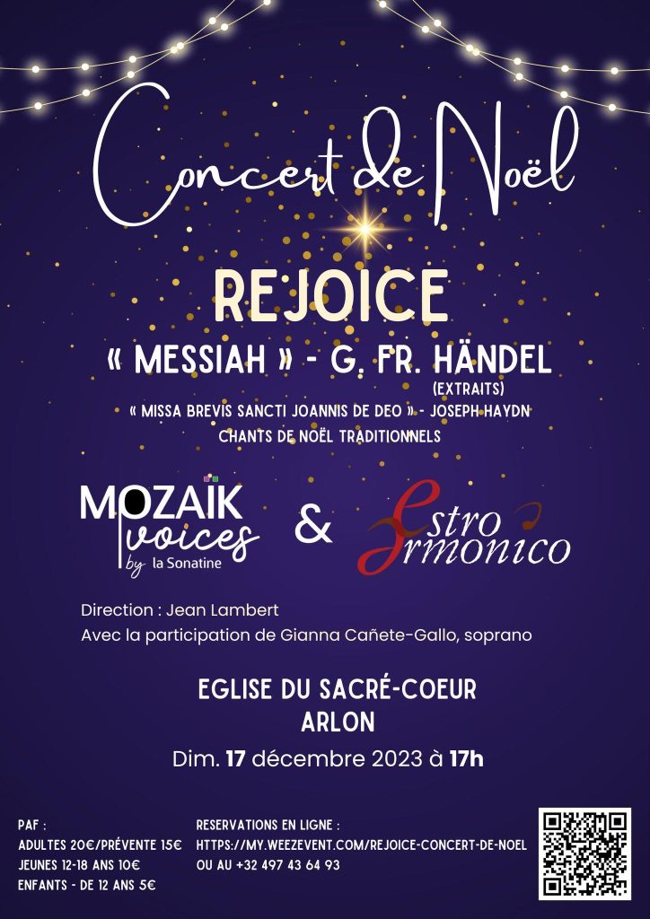 Concert de Noël - Rejoice