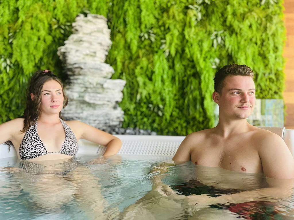 Espace détente au centre aquatique