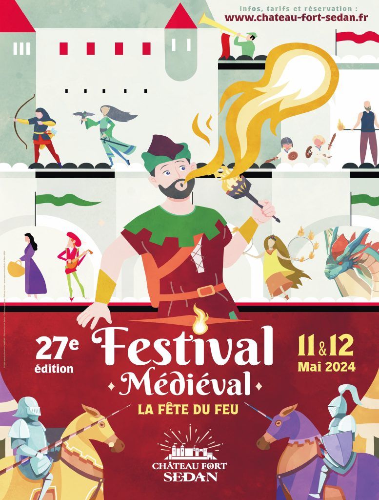 affiche festival médiéval