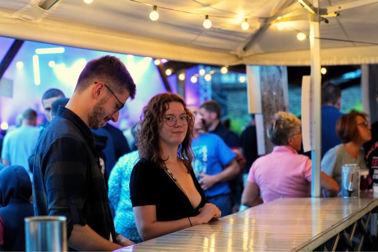 Le bar du Tripel Beer Fest.
