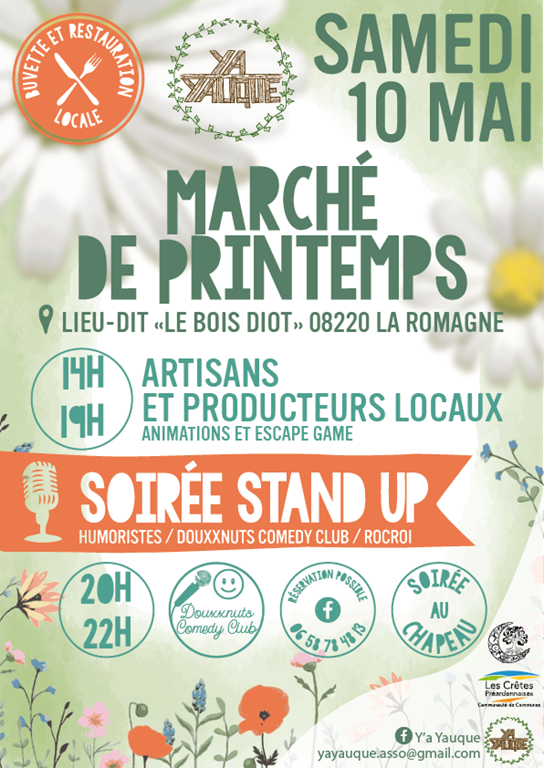 Marché de printemps de la Romagne