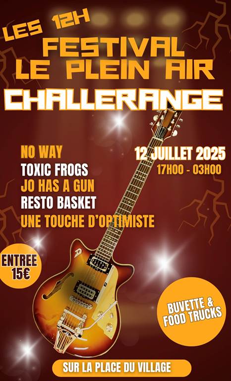 Festival le plein air : 12h de musique
