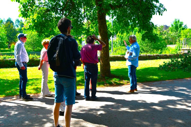 Festival des guidances 2025, visite du parc communal de Habay.