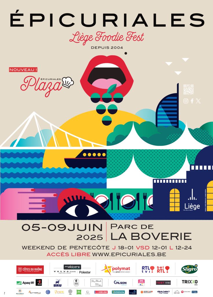 Les Epicuriales de Liège - Edition 2025 - Affiche.