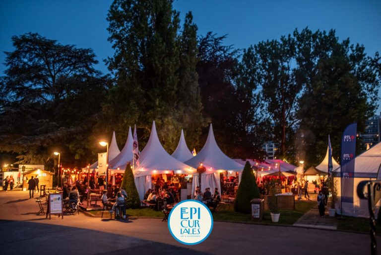 Photo d'ambiance d'une soirée lors des Epicuriales à Liège.