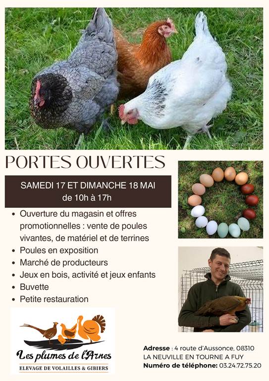 Portes ouvertes aux Plumes de l'Arnes