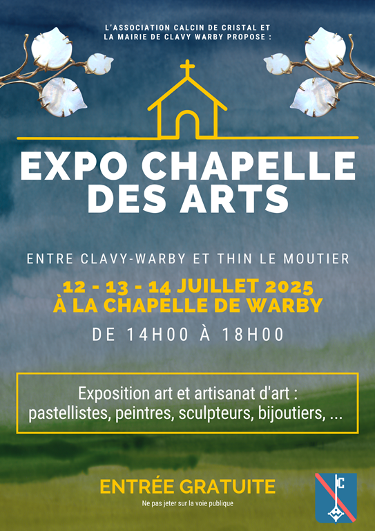 Expo Chapelle des Arts - Association Calcin de Cristal