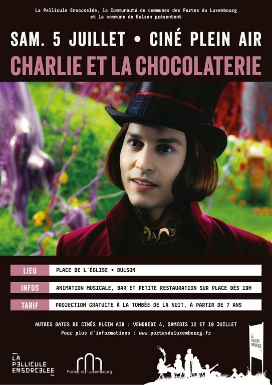 CINÉ PLEIN AIR CHARLIE ET LA CHOCOLATERIE