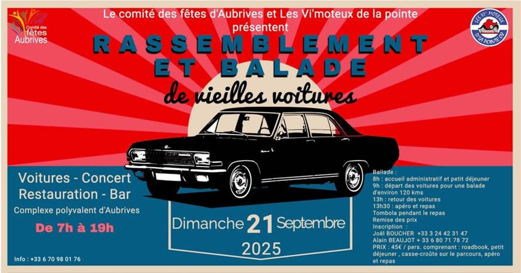 Rassemblement de vieilles voitures & concerts