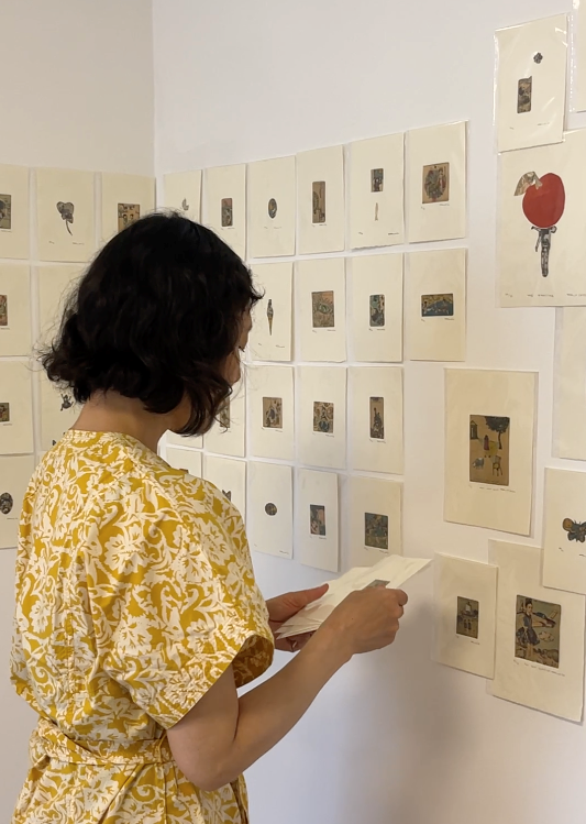 L'artiste Japonaise Atsuko Ishii.