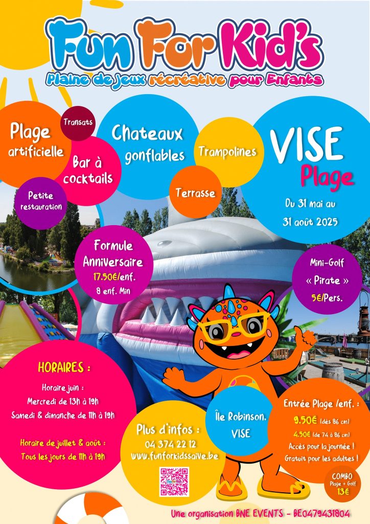 Affiche de Visé Plage 2025.
