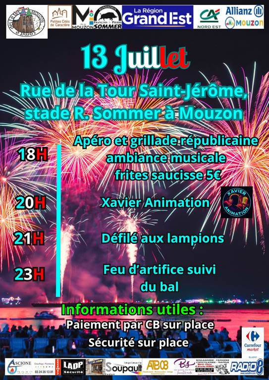 Fête Nationale Mouzon 2025