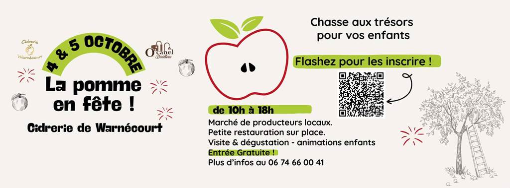 La pomme en fête ! Cidrerie de Warnécourt