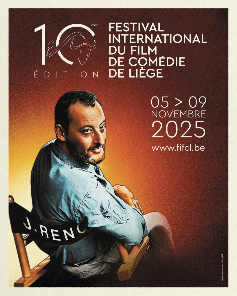 Affiche du Festival International du Film de Comédie de Liège (FIFCL) - Edition 2025