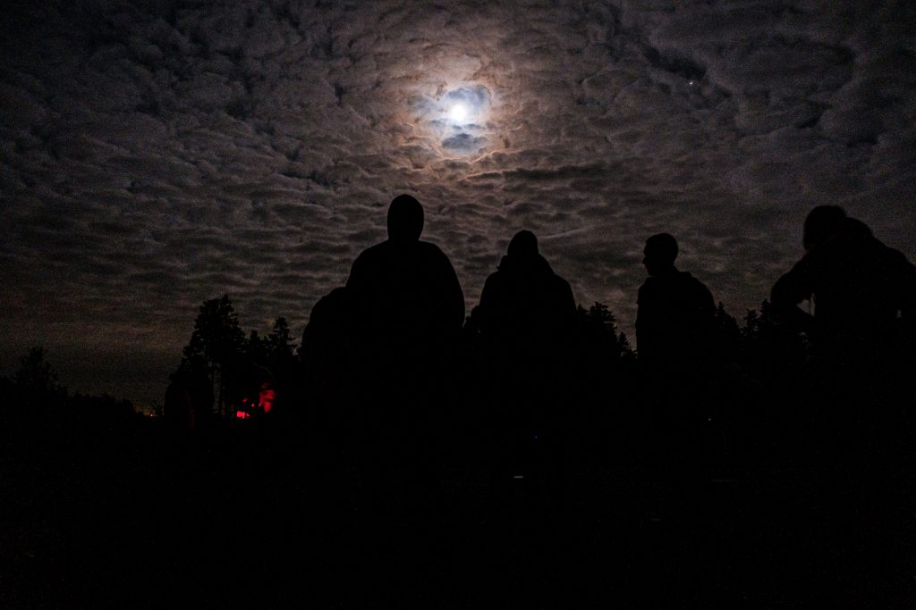 Nuit de l'obscurité à la maison du Parc-Botrange (ciel).
