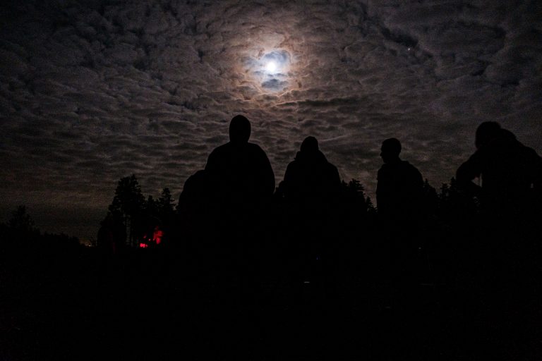 Nuit de l'obscurité à la maison du Parc-Botrange (ciel).