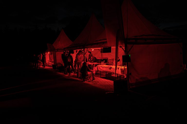Nuit de l'obscurité à la maison du Parc-Botrange (tente).