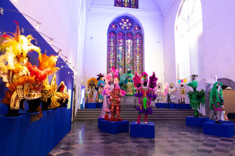 Musée de la Vie wallonne - Exposition Carnaval De Rio - Expo Costumes - Vue rapprochée © Province de Liège