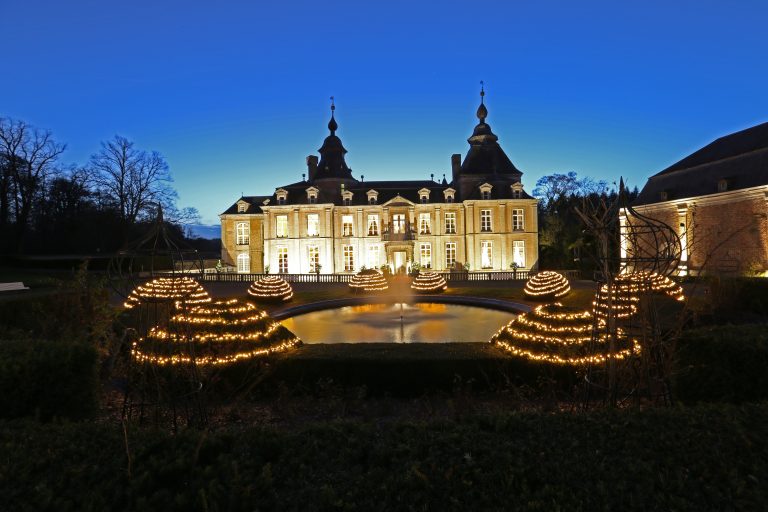 Château de Modave à Noël.