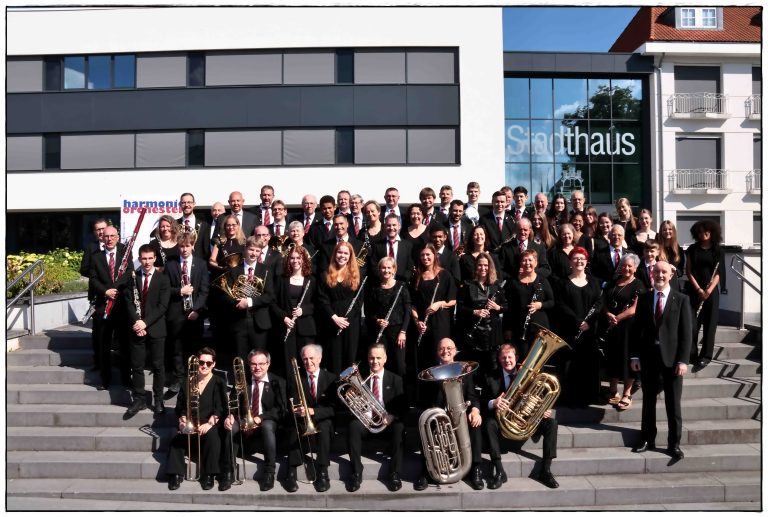 Membres de l'Orchestre d'Harmonie d'Eupen.