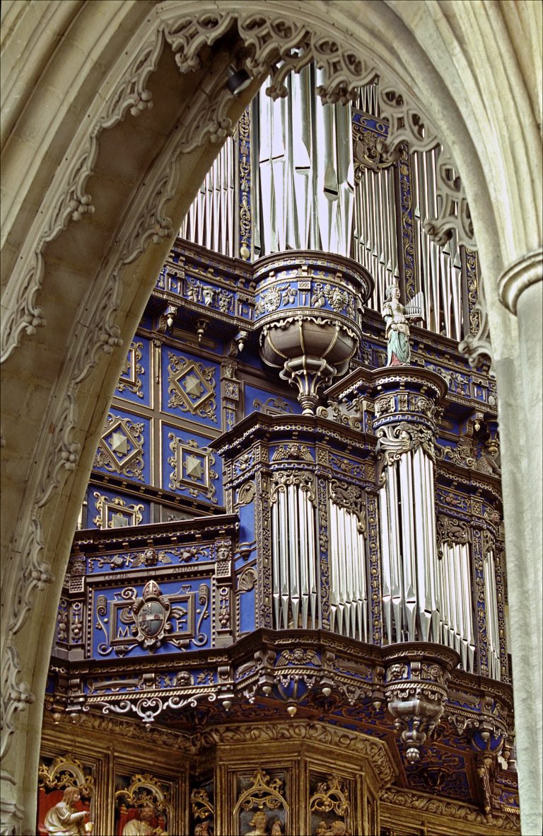 L'orgue de l'Eglise Saint-Jacques à Liège.