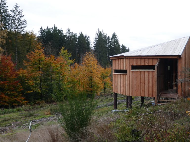 Aire de vision dans la vallée du Fourneau