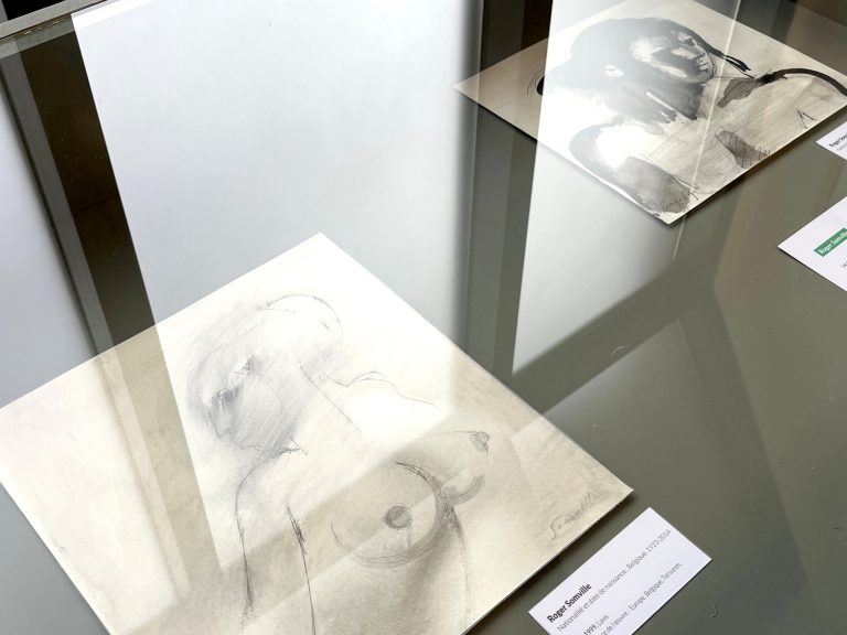 Dessin au crayon issu de l'exposition Focus Dessin au Musée du Petit Format d'Art Contemporain.