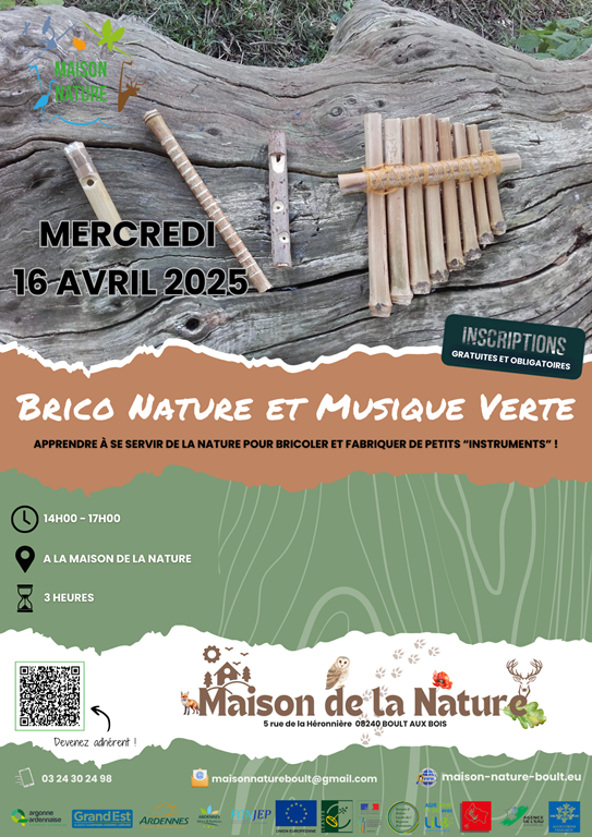 Atelier bricolage nature et musique verte