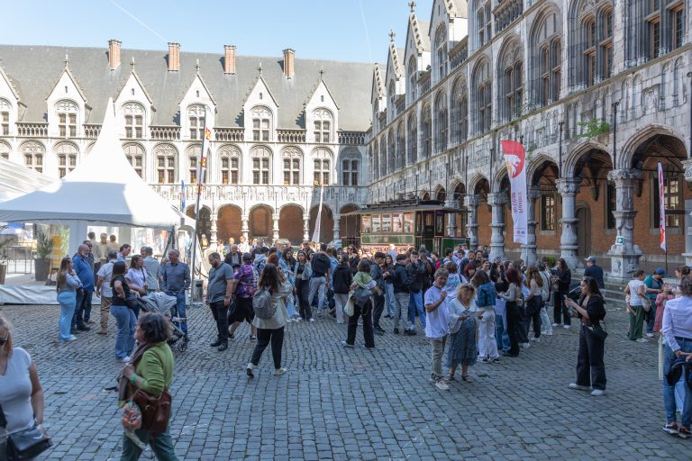 La cour intérieure du Palais de Liège.
