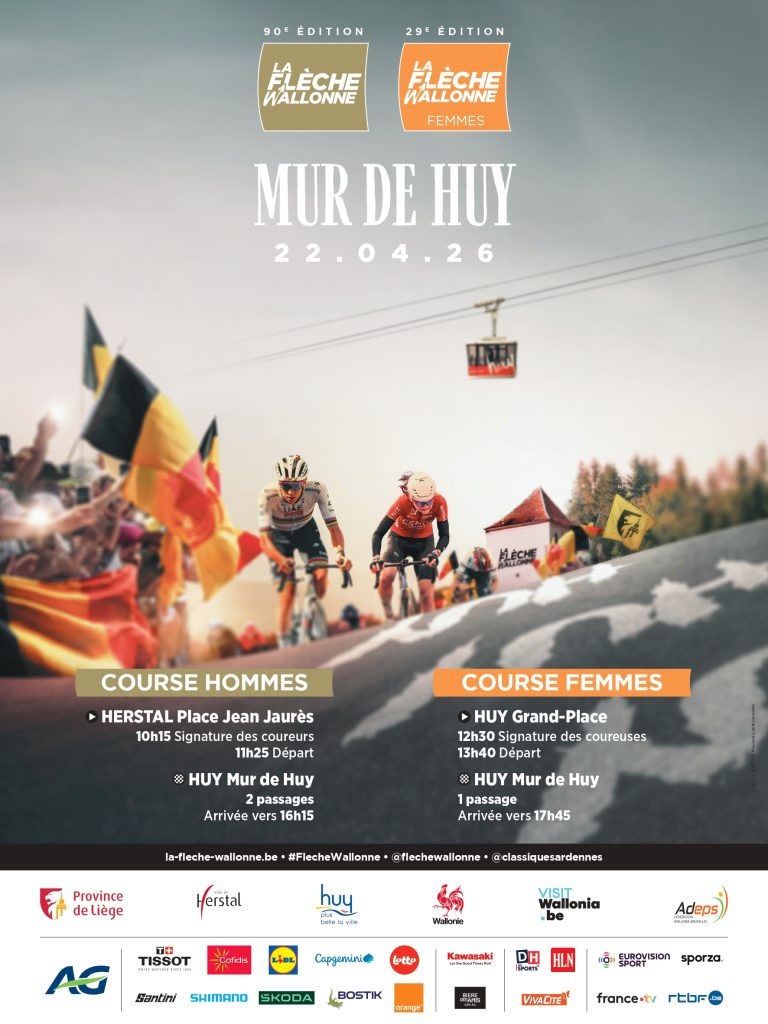 Affiche de la Flèche Wallonne.