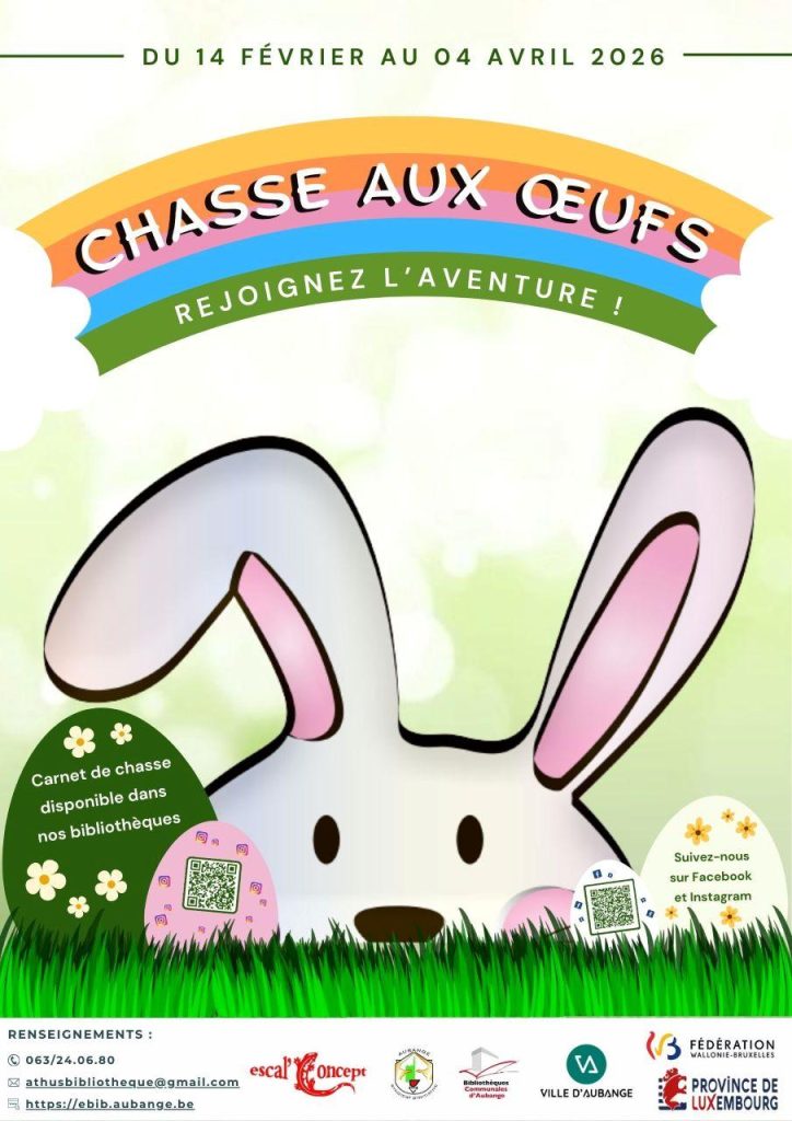 Chasse aux oeufs 2026 | Ville d'Aubange
