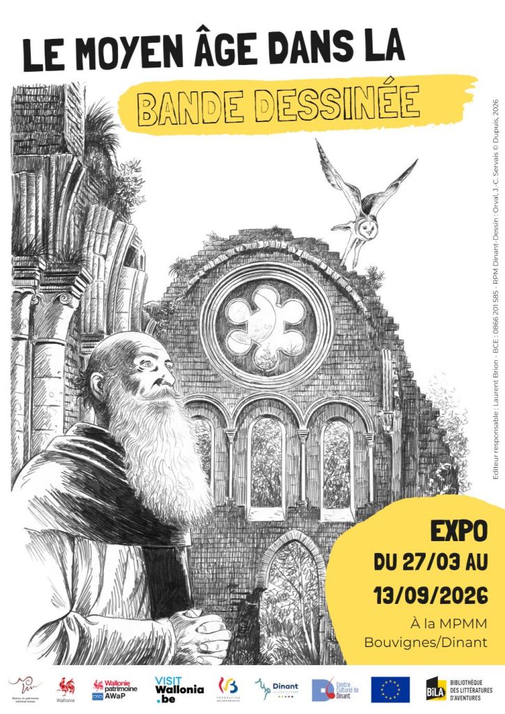 Exposition temporaire à la MPMM "Le Moyen Age dans la BD"