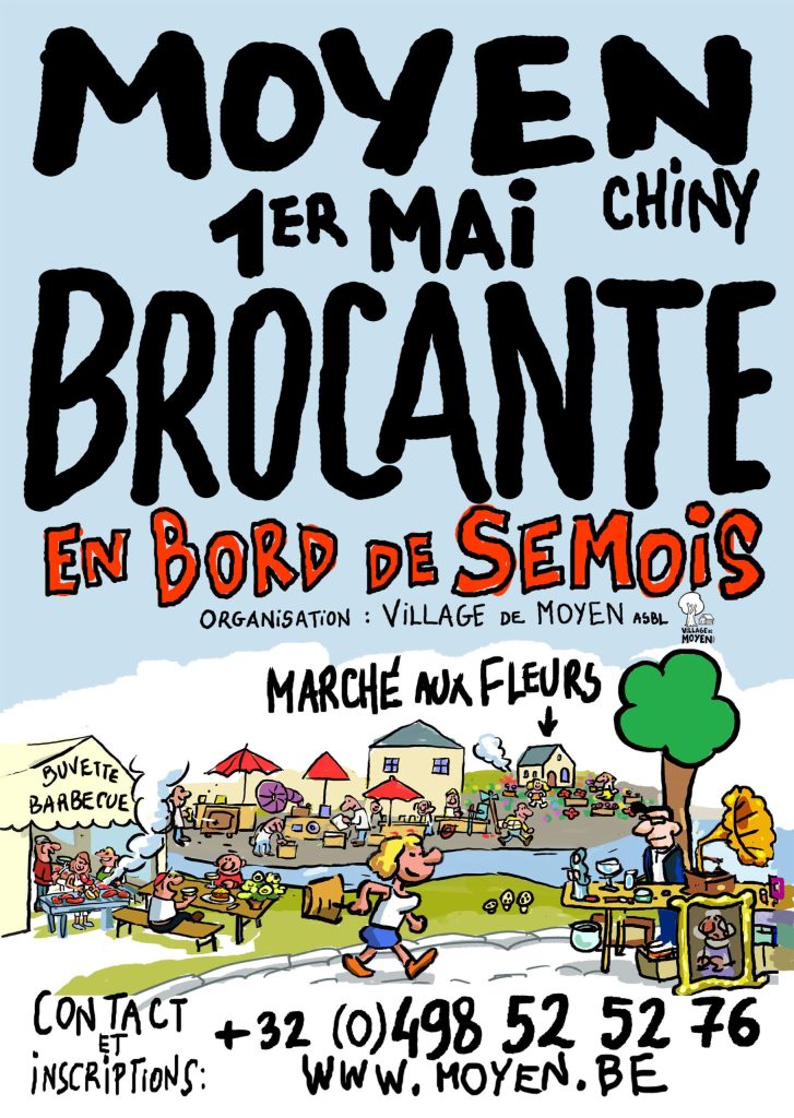 Brocante et marché aux fleurs