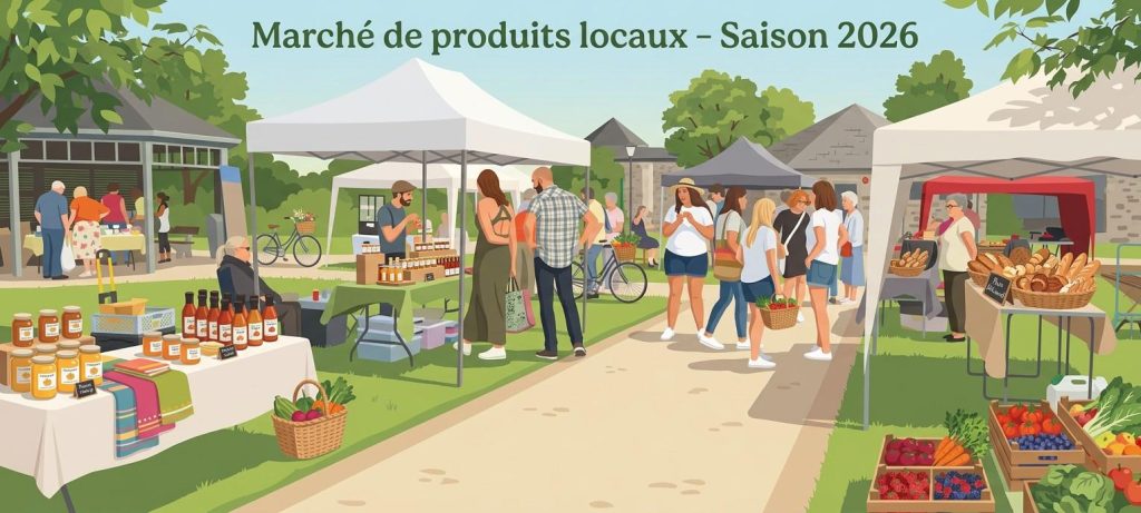 Marché de produits locaux