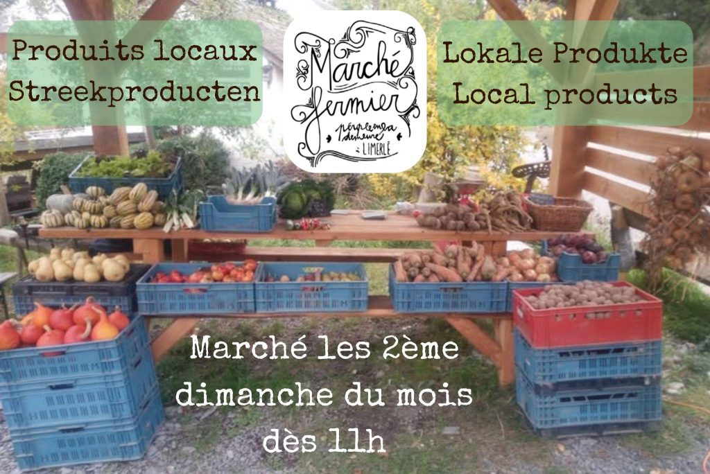 Marché fermier à Limerlé
