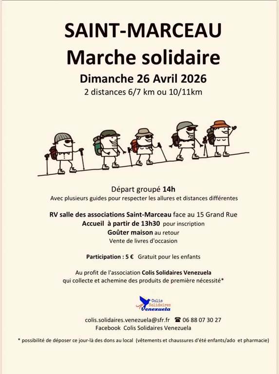 Marche solidaire à Saint-Marceau
