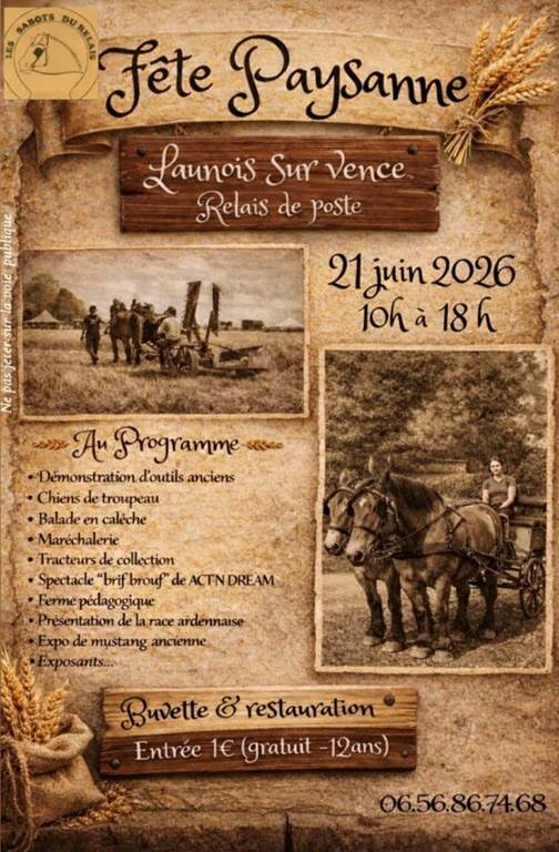 Fête Paysanne - Sabots du relais