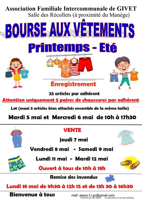 Bourse aux vêtements
