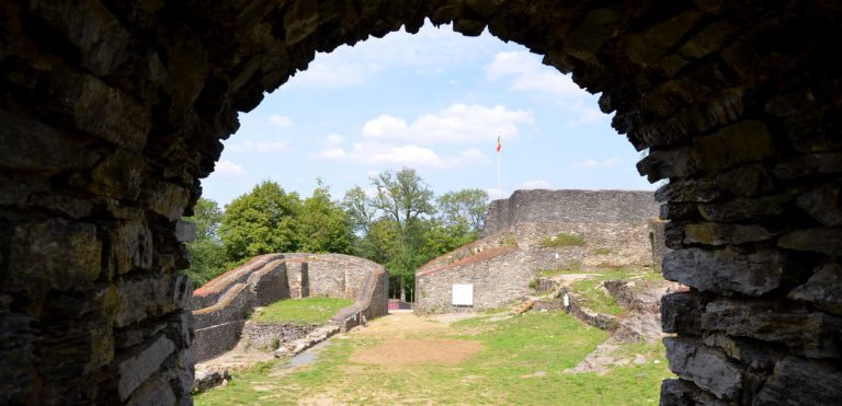 Ruines du château médiéval d'Herbeumont