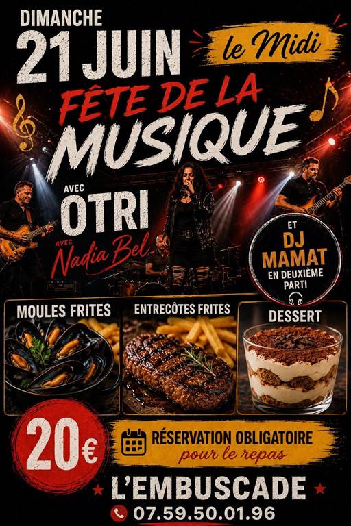 Fête de la musique à l'Embuscade