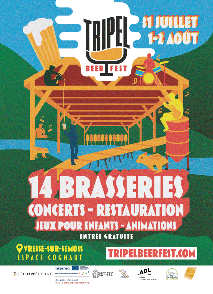 Affiche du Tripel Beer Fest 2026 à Vresse-sur-Semois.