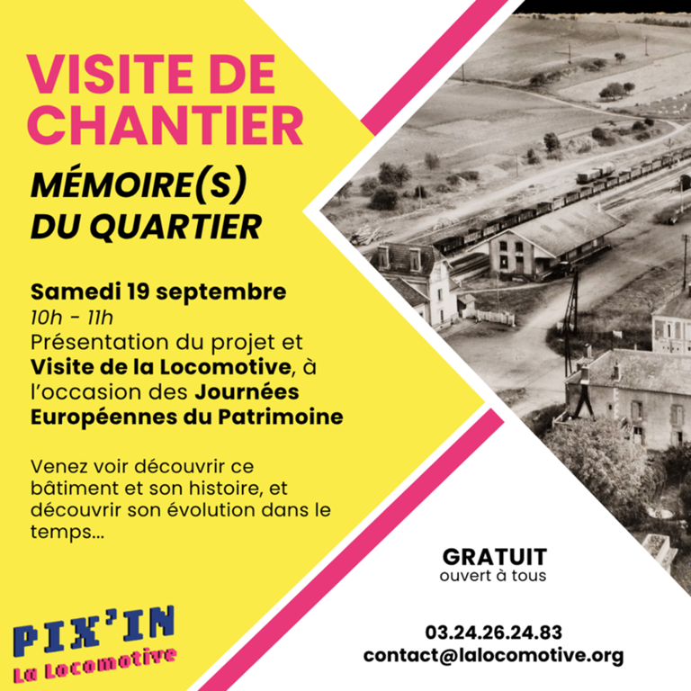Visite de La Locomotive - Journées européennes du patrimoine