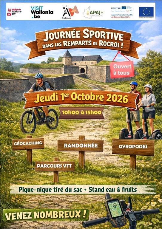 Journée sportive dans les Remparts de Rocroi