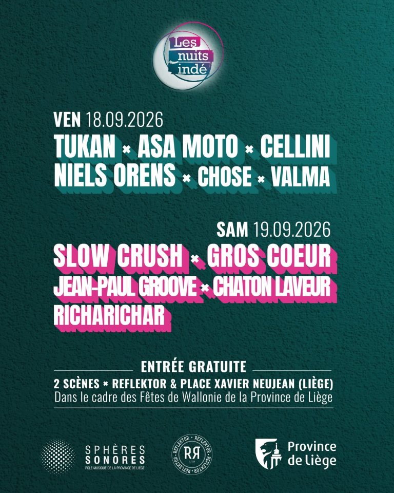 Affiche des Nuits Indé.