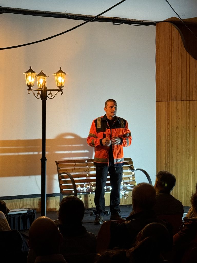 Conférence lors de la Nuit de l'obscurité à Waimes.