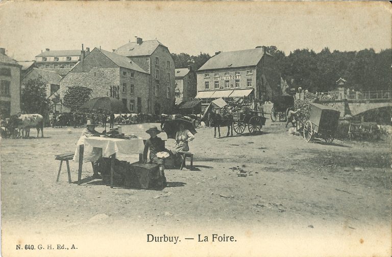 Carte postale ancienne de Durbuy.