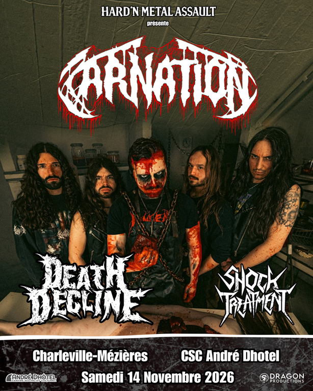Concert - Carnation - Death Decline - Shock Treatment