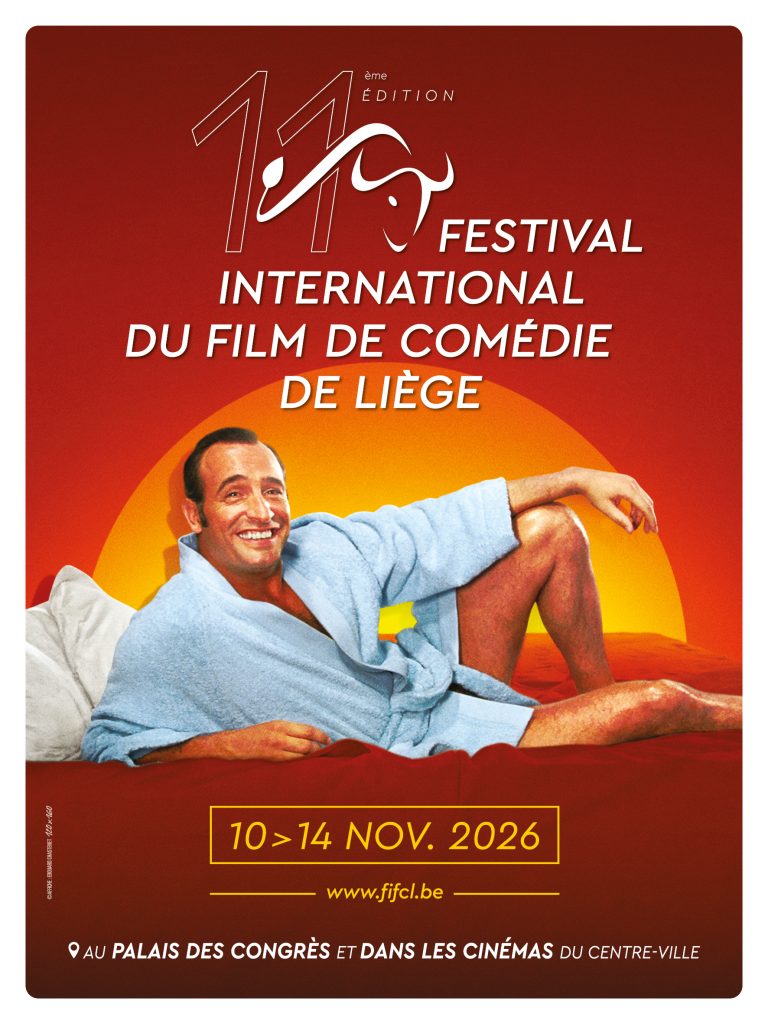 Affiche du Festival International du Film de Comédie de Liège.